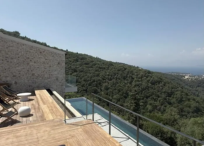 别墅 Orama Corfu Karyotikon